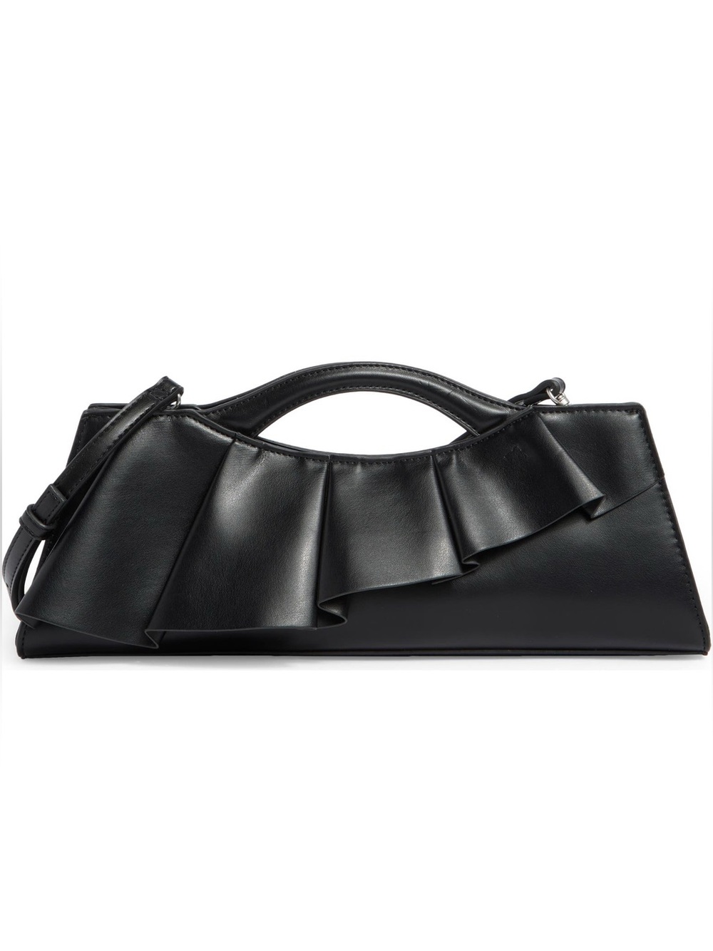BCBG Ruffle Clutch